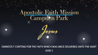 Apostolic Faith Mission Campden Park Live Stream  Sunday Morning Service  27th October 2024 [upl. by Ayotl763]