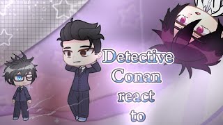 Detective Conan react to  DCMK × BSD  Part 11  Conan as dazai  Kaito as Fyodor [upl. by Nahtad227]