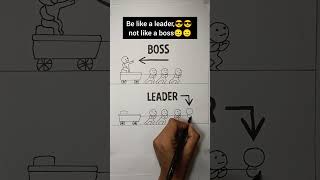 Be like a leader 😎not like a boss😑 drawing strong power shorts [upl. by Falo]