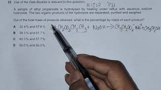 CIE 970111MJ12 Q 22  Carboxylic Acids [upl. by Josiah785]