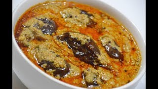 Hyderabadi Bagara Baingan Recipe in Telugu  Gutti Vankaya Curry  హైదెరాబాదీ స్పెషల్ గుత్తి వంకాయ [upl. by Staley249]