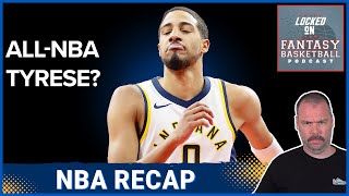 NBA Fantasy Basketball Recap Haliburton Shines Draymond Green Faces Suspension [upl. by Aynotahs499]