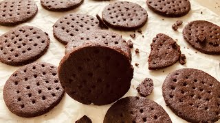 Chocolate Wafer Cookies  NABISCO TYPE Recipe [upl. by Labina]