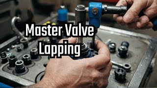 LAPPING HTE VALVES ON THE PORTED SPORTSTER HEAD [upl. by Orelu]