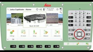 Revit design data into Leica Captivate [upl. by Fabrice680]