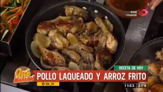 Receta de hoy pollo laqueado y arroz frito [upl. by Lavoie732]