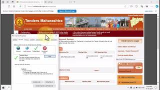 05 Tenders Maharastra Internet Option Setting [upl. by Atsedom50]