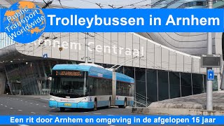 Met de Trolleybus door Arnhem  al 75 jaar [upl. by Herzog]