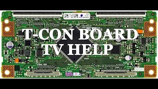 LCD TV Repair Tutorial  TCon Board Common Symptoms amp Solutions  How to Replace TCon Board [upl. by Pedrick4]