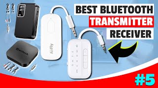 Best Bluetooth Transmitter Receiver 2024  Enhance TV Car Speaker Home Stereo PC Connectivity [upl. by Ledniahs]