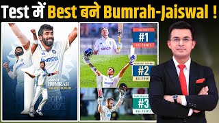 Jasprit Bumrah becomes No1 Ranked Test Bowler Yashasvi Jaiswal moves to No2 spot in Test Rankings [upl. by Arron]