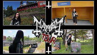 MayheM Tour  Visiting Euronymous and Other Places [upl. by Ayik]