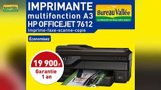 Imprimante jet dencre HP OFFICEJET 7612  A3 [upl. by Eilsehc]