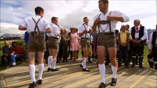 Schuhplattler Tramin bei der ZDF Herbstshow auf der Seiser Alm 1 [upl. by Erej866]