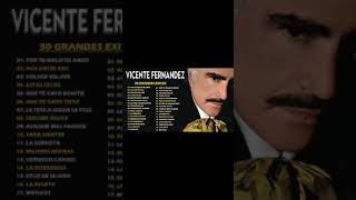 VICENTE FERNANDEZ GRANDES EXITOS  VICENTE FERNANDEZ SUS MEJORES EXITOS [upl. by Heater]