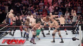 Team USA vs The Multinational Alliance  16Man Elimination Tag Team Match Raw July 4 2016 [upl. by Grath]