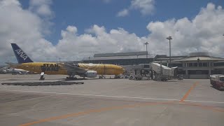 【機窓】那覇空港 OKINAWA NAHA AIRPORT【離陸】【RWY18L】20236 [upl. by Jit]