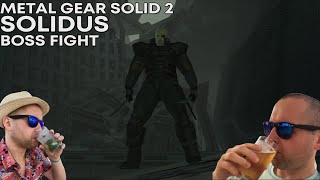 Metal Gear Solid 2  Solidus Boss Fight  Gameplay and Cinematic [upl. by Euridice]