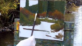 Plein Air Painting DemonstrationGregg Russell [upl. by Aiksa]