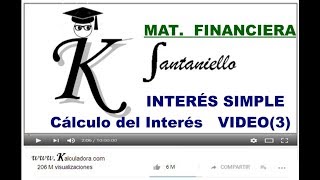 INTERÉS SIMPLE VIDEO 3 [upl. by Ameyn]