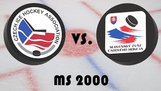 Mistrovství světa v hokeji 2000  Finále  Česko  Slovensko [upl. by Aikemat587]