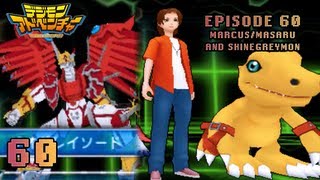 Digimon Adventure PSP  Walkthrough Episode 60  Marcus DamonMasaru Daimon and ShineGreymon [upl. by Ziwot]