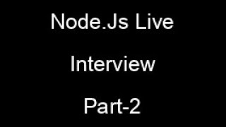 nodejs live interview part2 [upl. by Euginom587]