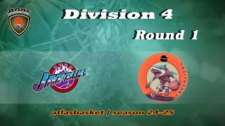 Atlasbasket  Div 4Round 1  UTAH JATZIKI vs CAVLALIERS [upl. by Aerdnahs]