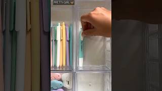 ORGANIZING office drawer with me😍ASMR organization SHORTSPRETTY GIRL 🦋 [upl. by Rimma39]