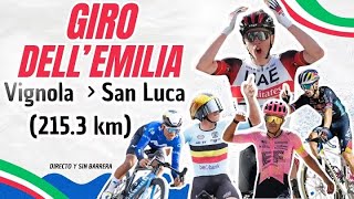 GIRO DELLEMILIA 2024 EN VIVO  VIGNOLA  SAN LUCA  2153 KM EN PALCO DEPORTIVO [upl. by Bernadette]