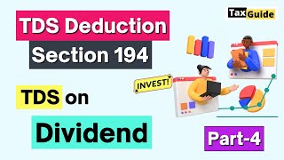 TDS on Dividend on listed Shares  Tax on dividend income  Section 194 of Income Tax Act Dividend [upl. by Truitt601]