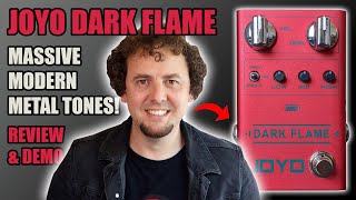 Joyo Dark Flame Distortion  Crushing modern metal tones for €59  Review amp Demo  Revv G3 shootout [upl. by Aneehsyt]