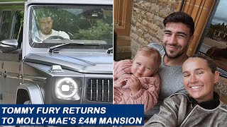 Tommy Fury returns to MollyMaes £4M mansion vowing to win back fiancée and baby Bambi after split [upl. by Alicec48]