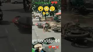 so💔💔sad accident 😢😭rider dog reaction rider [upl. by Orvan]