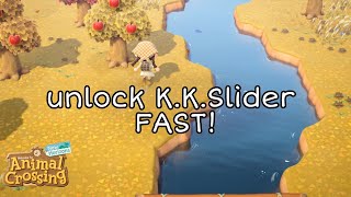 How to unlock KKSlider FASTACNH GuideAnimal CrossingNew HorizonsPart 2 [upl. by Breeze]