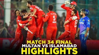 PSL 9  Full Highlights  Multan Sultans vs Islamabad United  Match 34 Final  M2A1A [upl. by Grof]