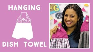 Make an Easy Hanging Kitchen Towel [upl. by Atnuahs452]