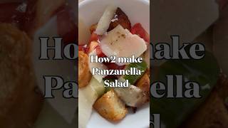 How to make Panzanella Salad shorts [upl. by Akcirre]