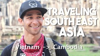 Traveling SouthEast Asia Vietnam to Cambodia [upl. by Hadwyn878]