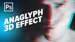 How To Create Anaglyph 3D Effect in Photoshop  Urdu  Hindi Tutorials [upl. by Kcirttap]