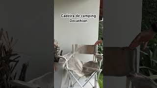 Cadeira de camping Decathlon [upl. by Ahsilam900]