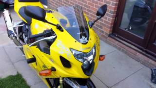 Limited GSXR 600 K4  K5 Special in Corona Yellow [upl. by Ansilme]