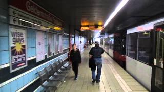 Einfahrt in UBahnhof GeldernstraßeParkgürtel Köln [upl. by Beauregard]