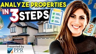 Analyze an Investment Property in 3 Steps Use THIS Checklist [upl. by Dagmar989]