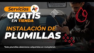 Instalación gratis de plumillas delanteras en Autoplanet [upl. by Satsoc535]