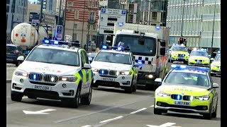 High Security Prison convoy Transporting Prisoners to HMP Strangeways [upl. by Eleen364]