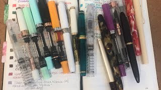 May 2023 Fountain Pens Written Dry [upl. by Alcine688]