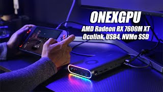 This New OCULINK eGPU Is Insane USB4NVMe ONEXGPU HandsOn First Look [upl. by Christan]