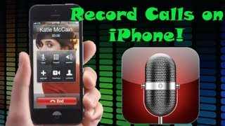 How to Record Calls on iPhone Free no Jailbreak Required [upl. by Lairret769]