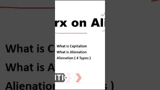 Karl Marx on Alienation karlmarx youtubeshorts youtubeshort communist philosopher german [upl. by Moneta852]